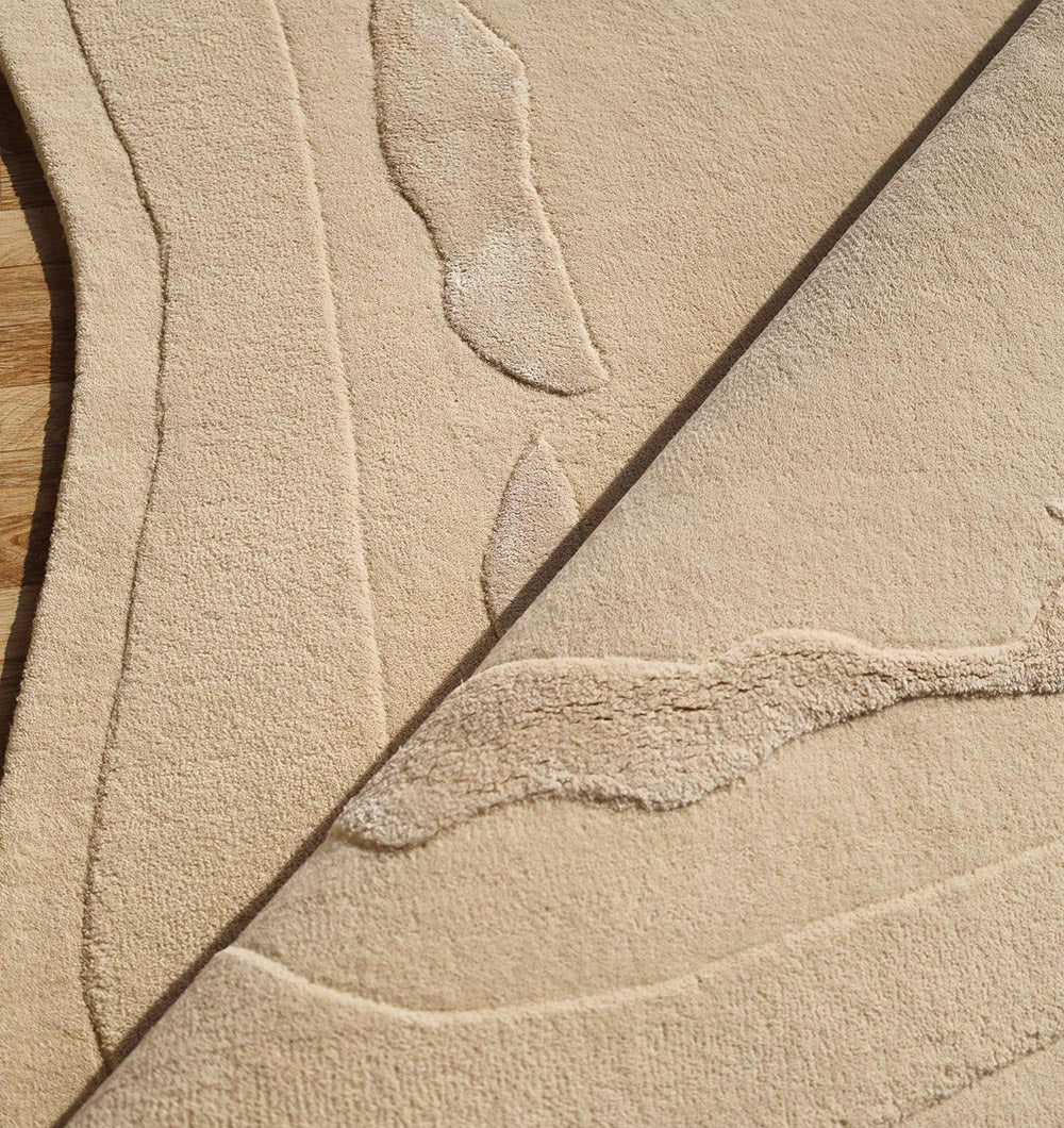 Premium Beige Handmade Carpet HTWV-155 – 200×300 cm