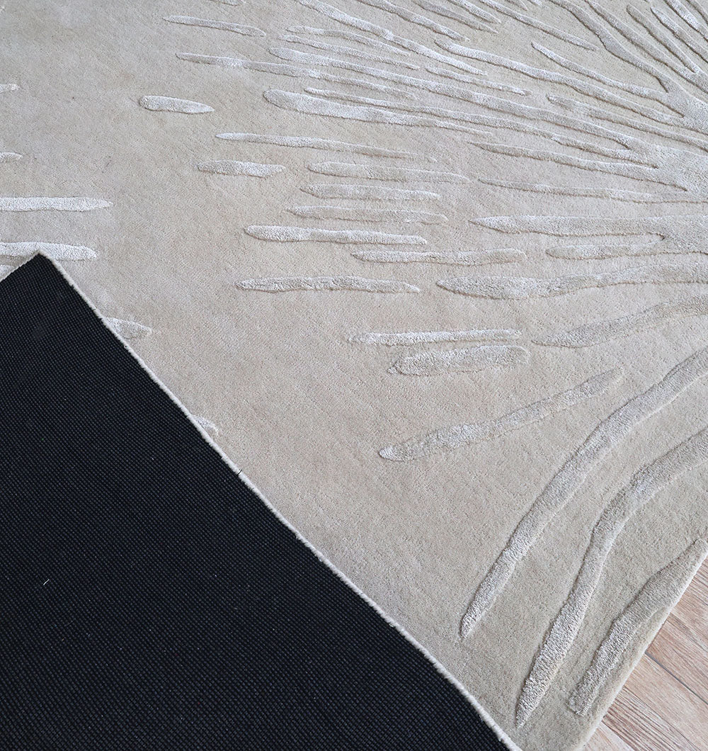 Radiant Pattern Beige Carpet HTWV-160 Handmade – 300×400 cm