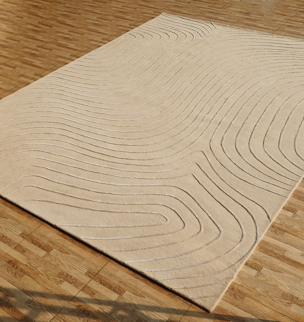 Flowing Line Multi-Color Handmade Carpet HTWV-161 – 300×400 cm