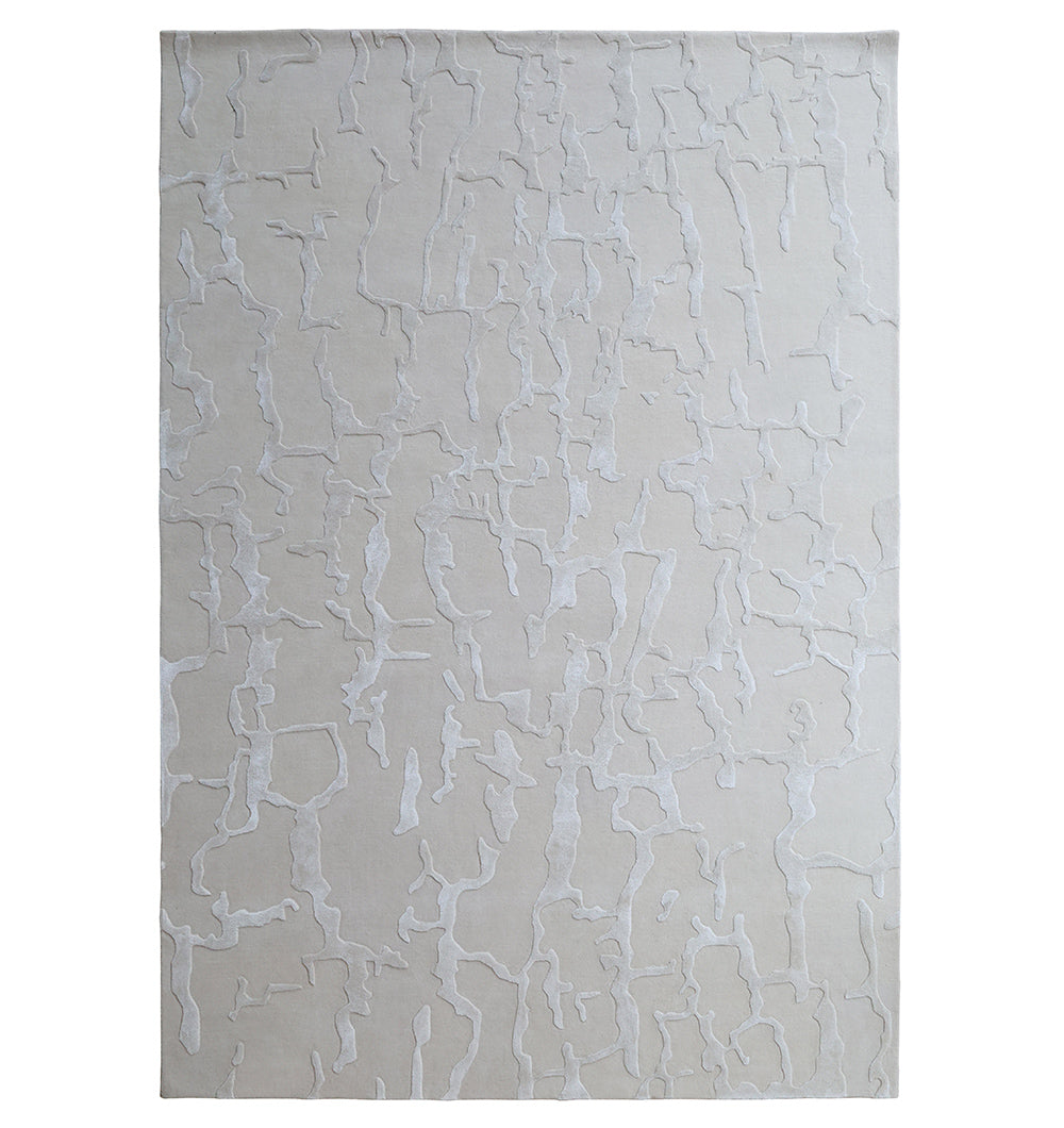 Abstract Textured Beige Carpet HTWV-163 Handmade Design – 300×400 cm