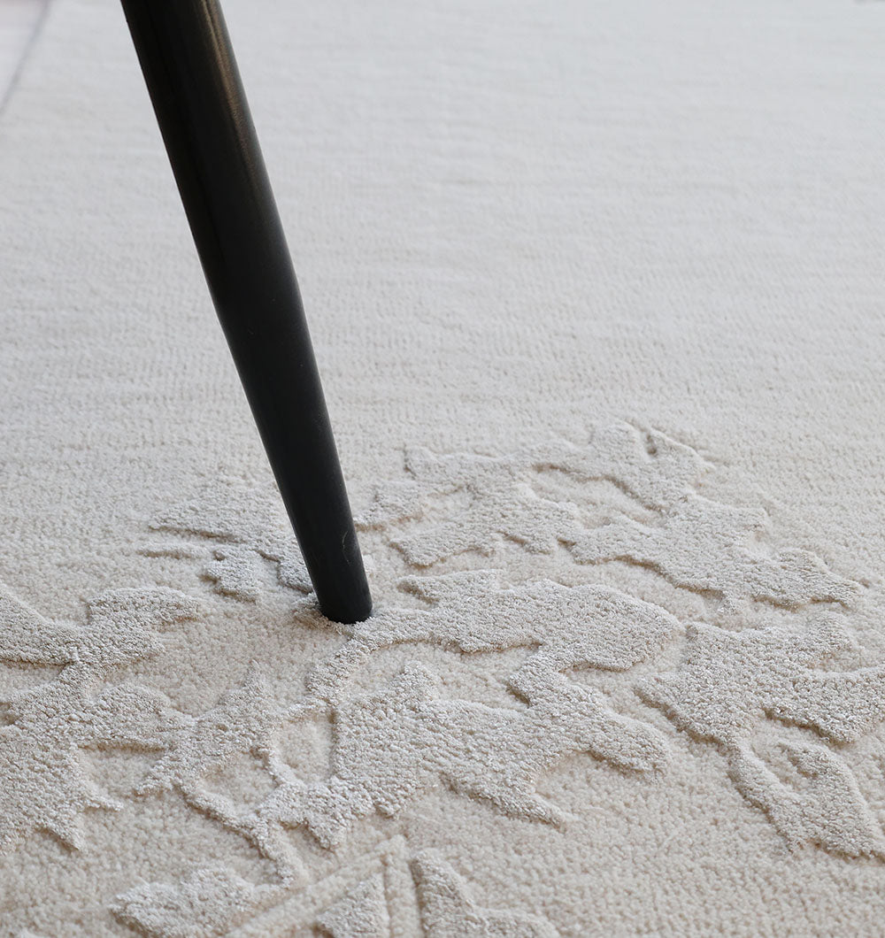 Modern Geometric HTWV-165 Handmade Carpet – Natural Tone, 200×300 cm