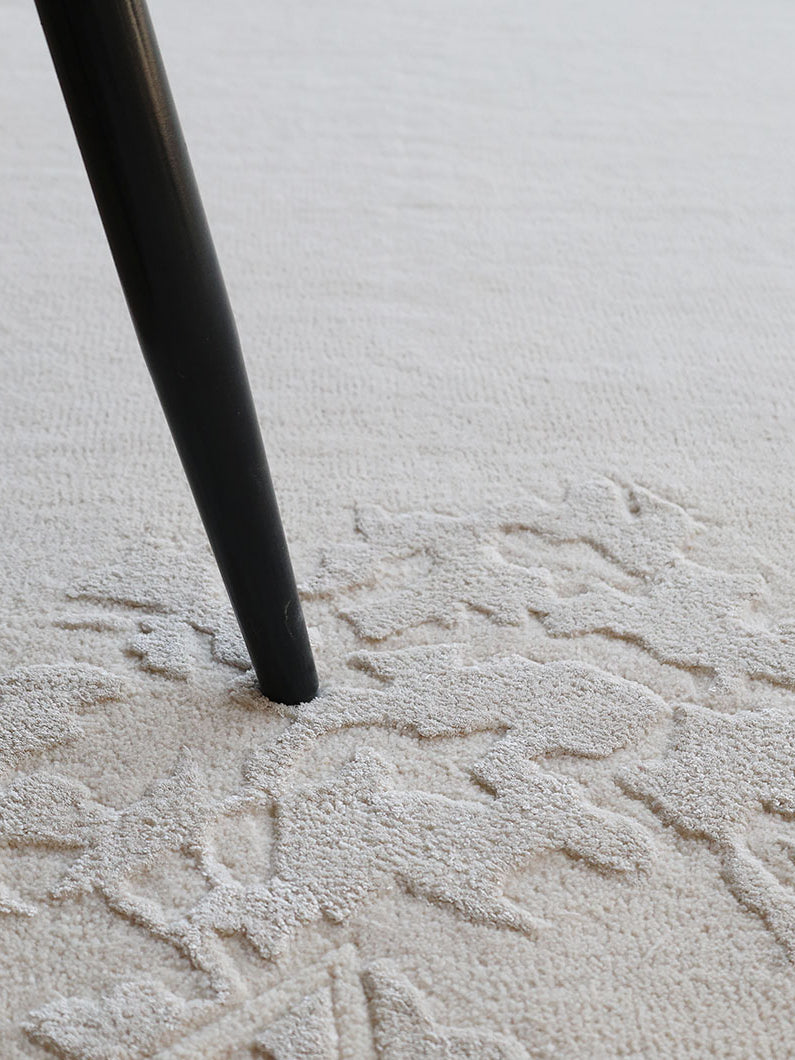 Modern Geometric HTWV-165 Handmade Carpet – Natural Tone, 200×300 cm