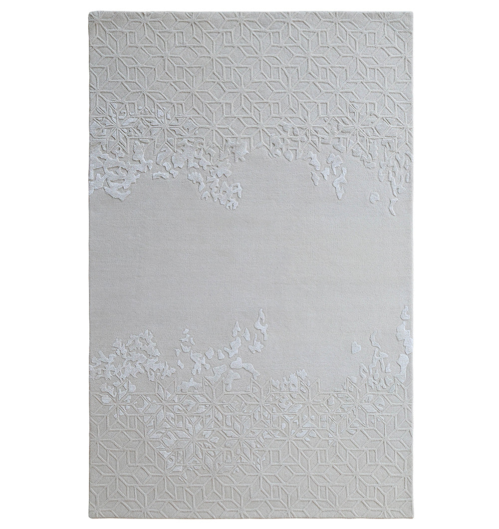 Modern Geometric HTWV-165 Handmade Carpet – Natural Tone, 200×300 cm