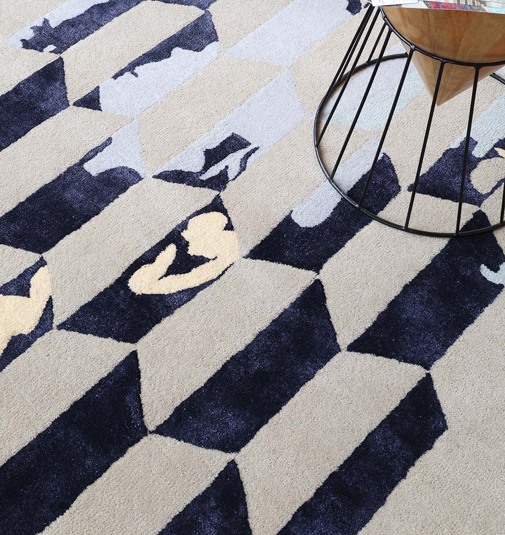 Abstract Geometric HTWV-166 Multi-Color Handmade Carpet – (300×400 cm)