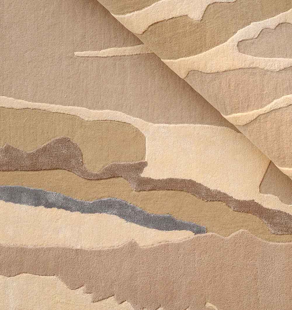 Handmade Abstract Multi-Color Carpet HTWV-177 – Premium Wool & Viscose Blend - (300×400 CM)