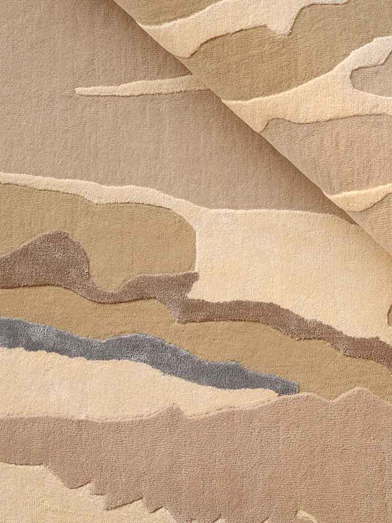 Handmade Abstract Multi-Color Carpet HTWV-177 – Premium Wool & Viscose Blend - (300×400 CM)