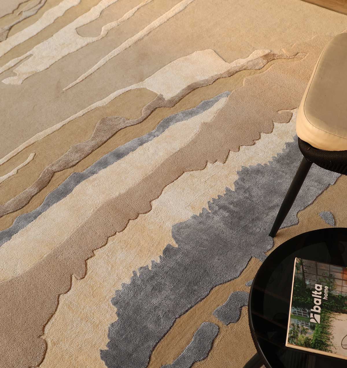 Handmade Abstract Multi-Color Carpet HTWV-177 – Premium Wool & Viscose Blend - (300×400 CM)