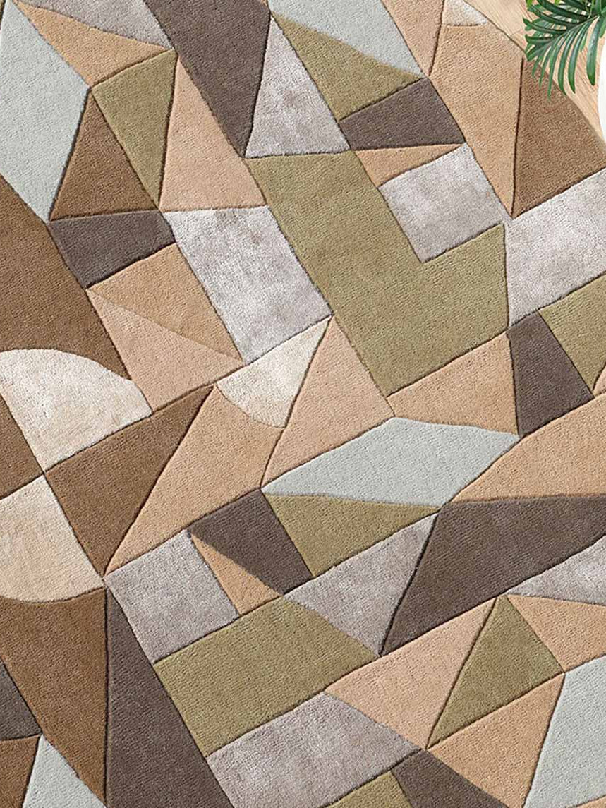 Handmade Round Carpet For Home Decor 200 CM RD HTWV-47