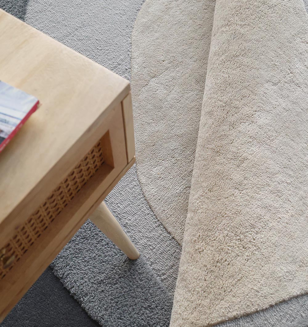 Oval Shape Home Decor Multi Color Rug HTWV-90