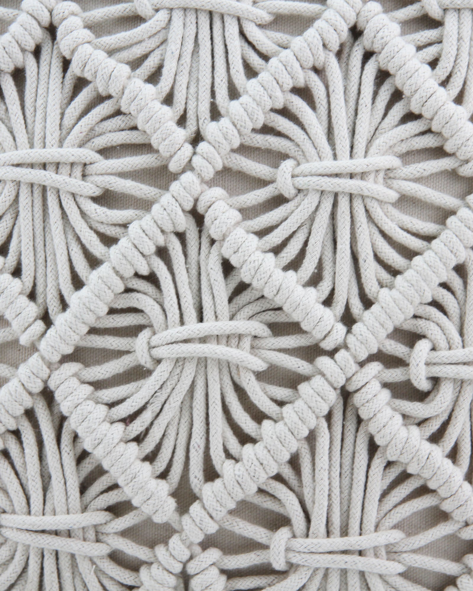 Exquisite Craftsmanship: Handcrafted with intricate macrame cotton, this cushion showcases a beautiful woven design that adds a touch of sophistication to any space
