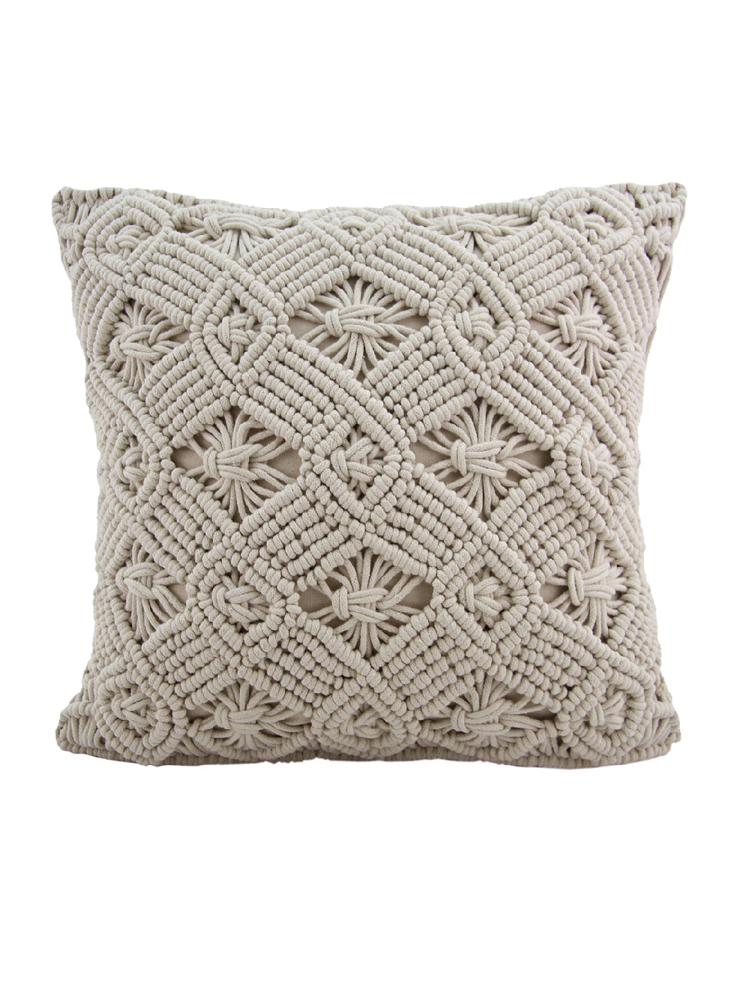 Woven Macrame Cotton Cushion cs-168