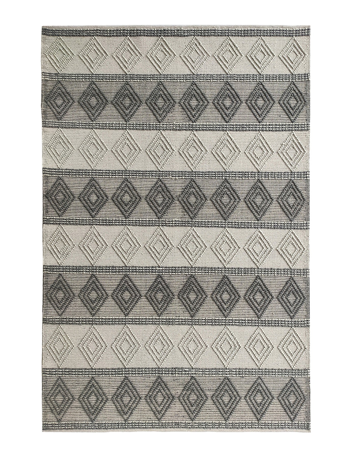 Natural Elegance: Elevate Your Home Decor with our Handmade Rectangle Woven Rug in Natural & White Colors