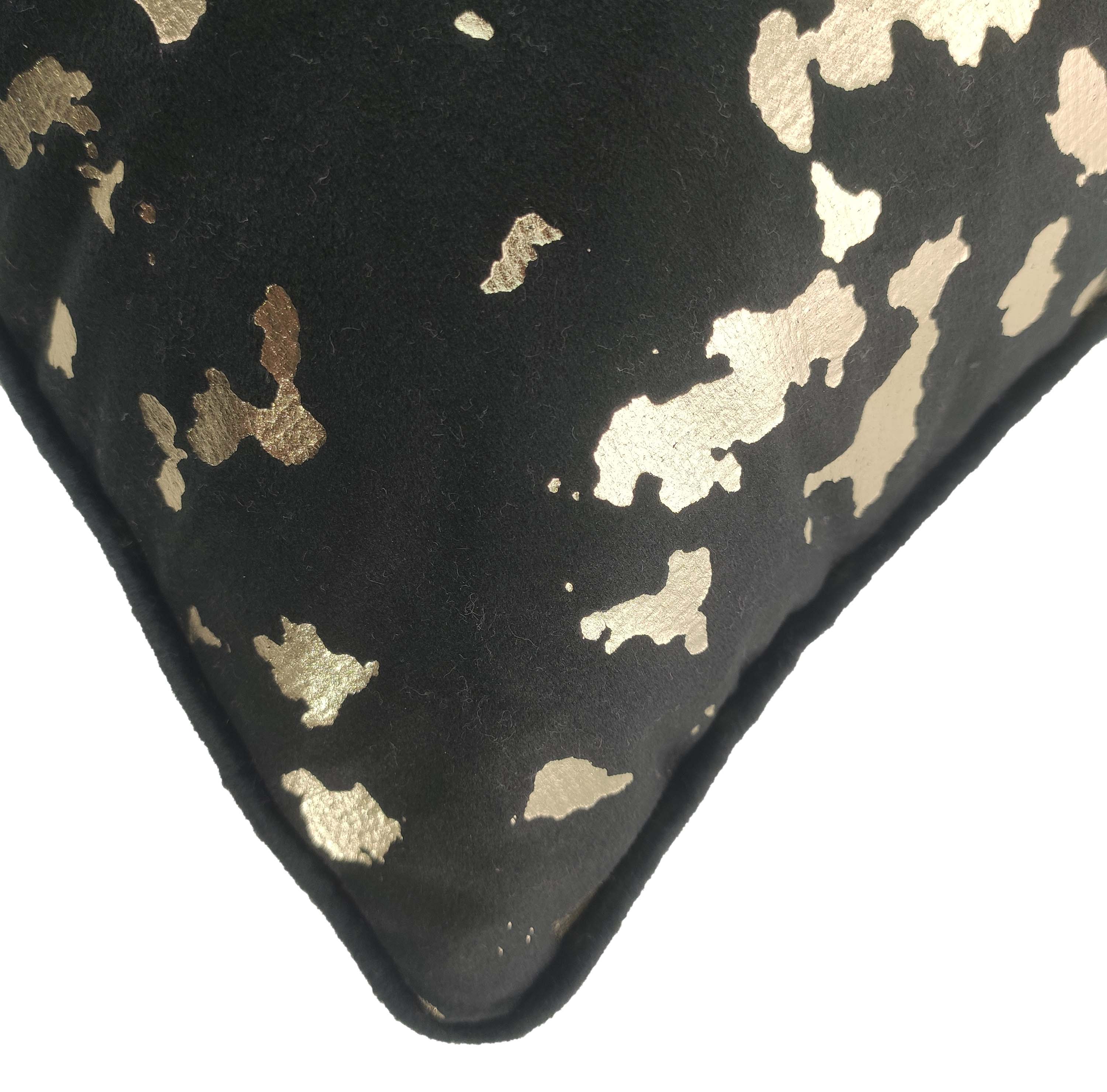 Black & Gold Cushion Cover CS-127