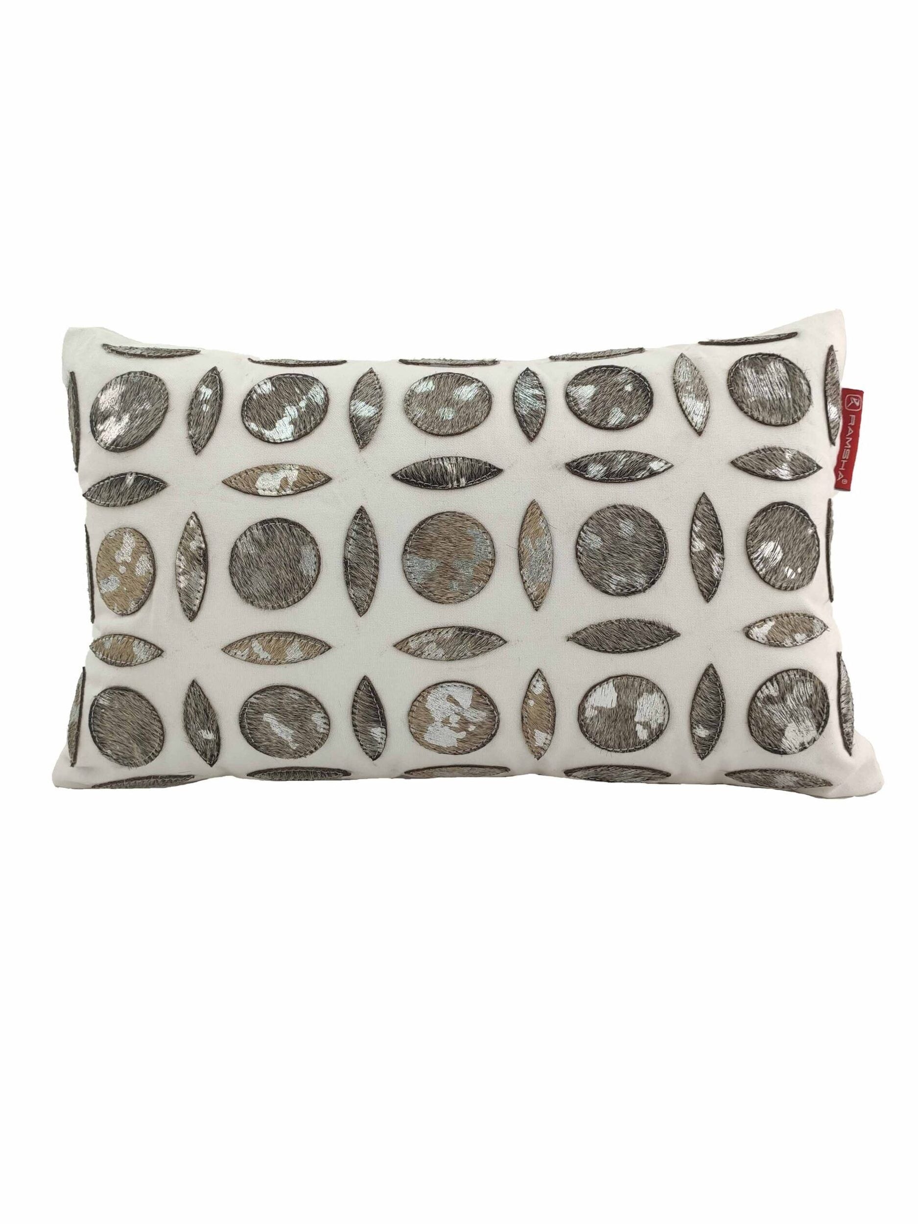 Polyester & Leather Cushion  CS-101