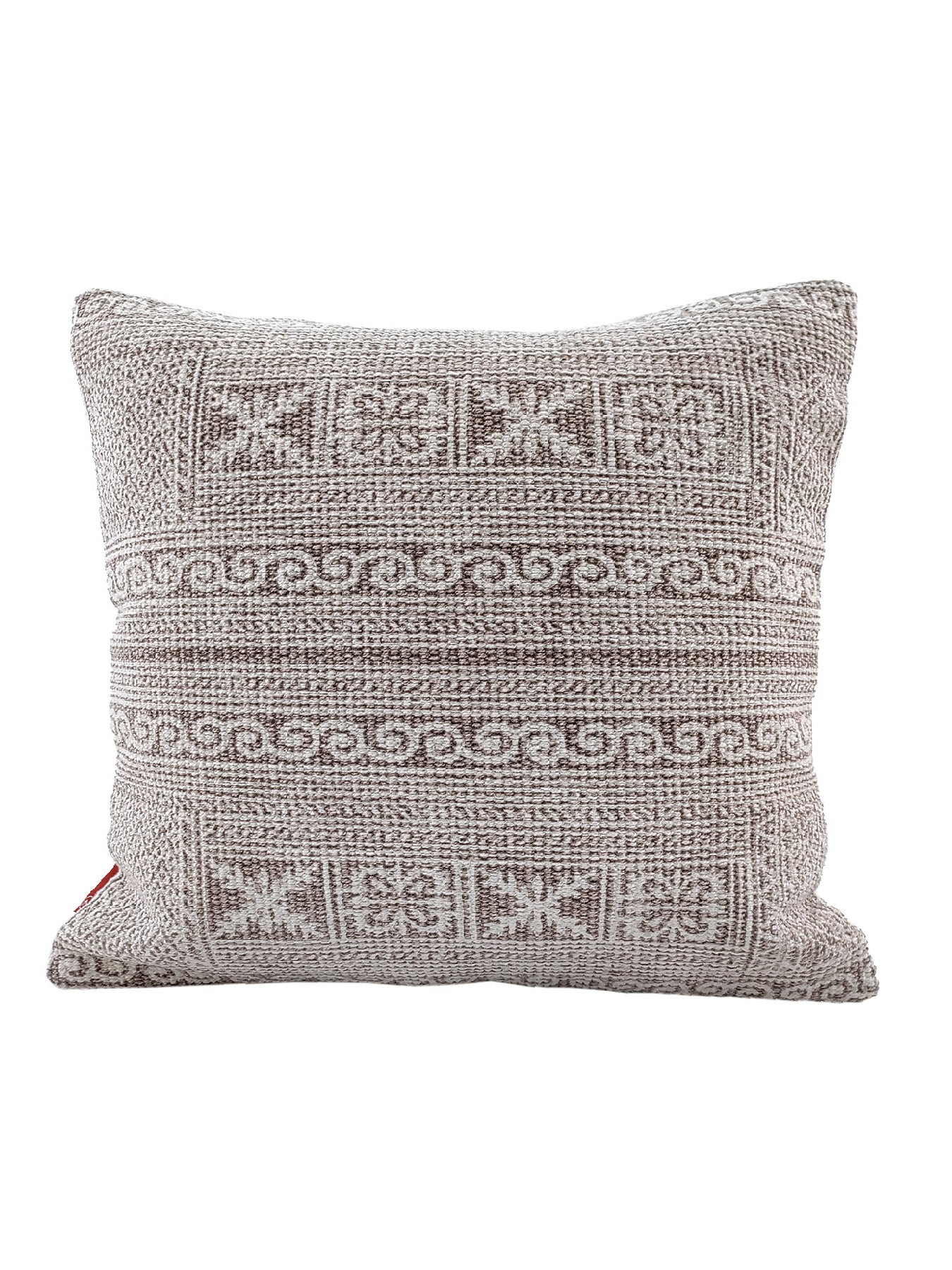 Introducing our Design Pattern Grey and White Color Cotton Cushion, the perfect addition to your living room or bedroom decor