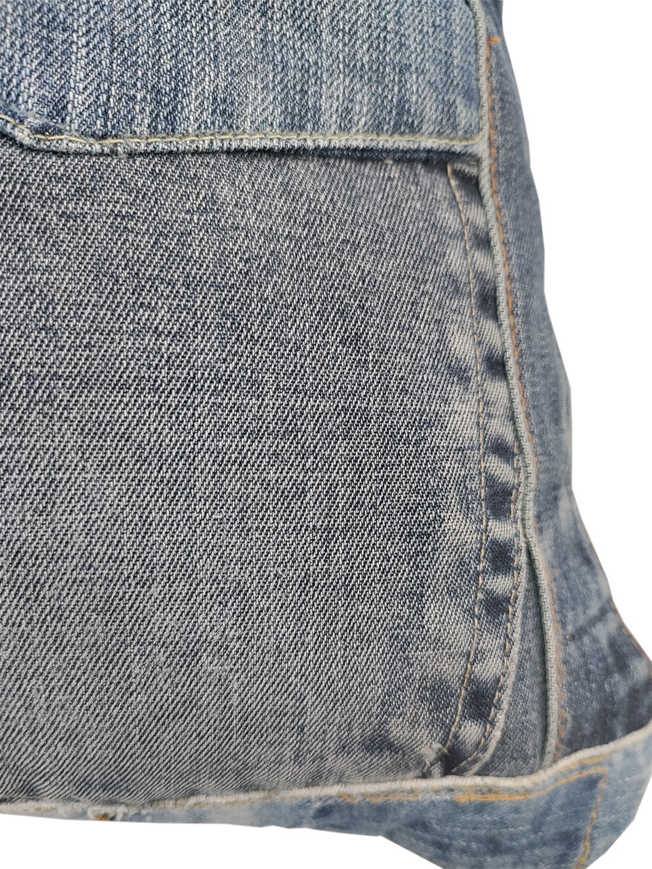 Denim Cotton Cushion With Polyfill cs-189