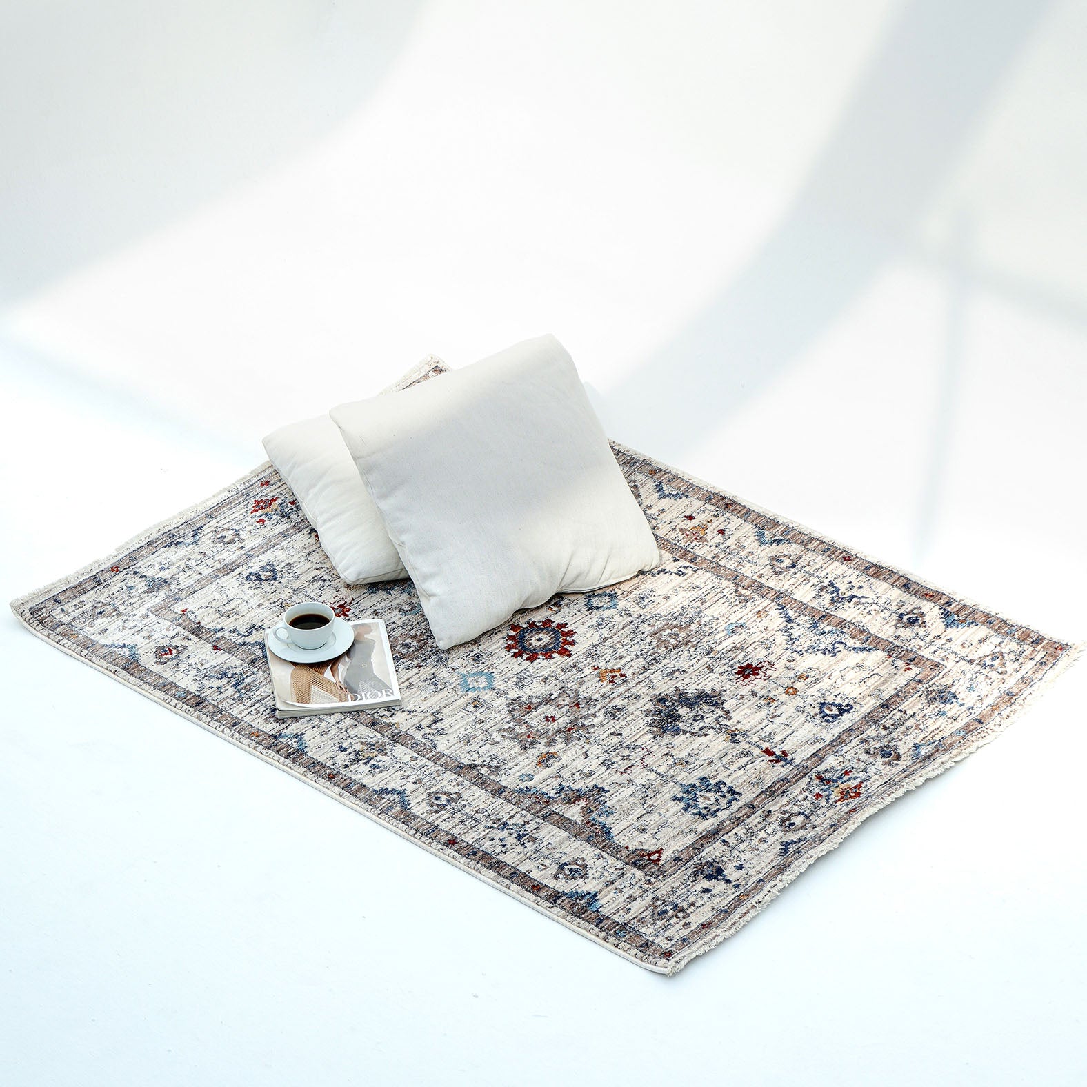 Cream Color Indoor Area Rug K655I MM-128