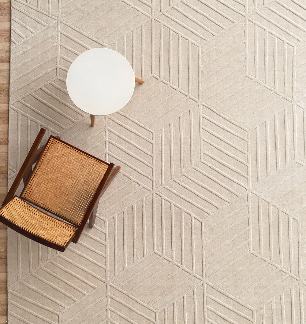 Handmade Off White Decor Rug - LKH 010 (300x400cm)