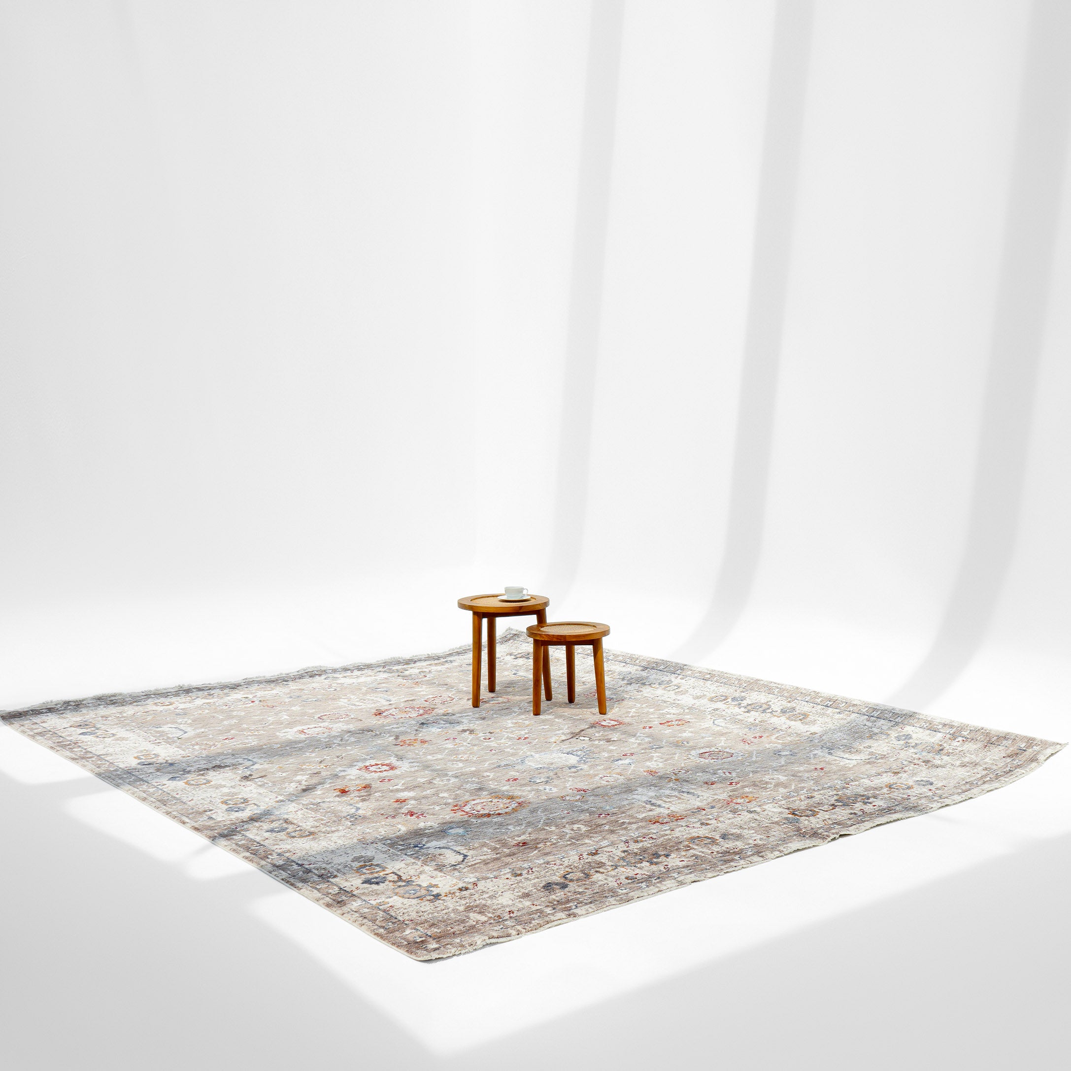 Beige Cream Decorative Indoor Rug K747E MM-130