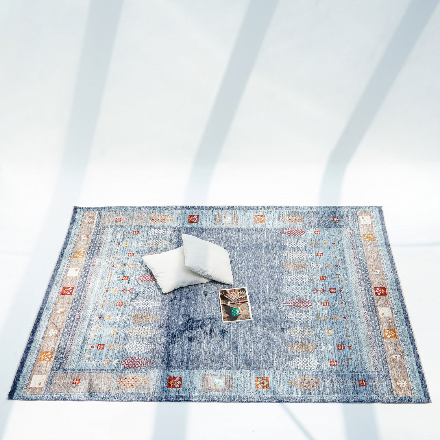 Polyester Silk K742B Rectangle Floor Rug MM-129