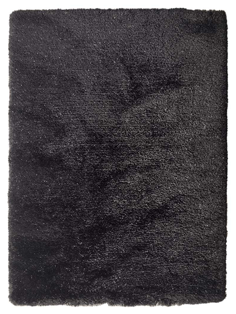 BLACK GLITTER Shaggy Rug For Home Decor MPV-07