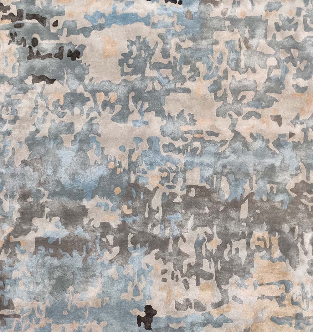 100% Bamboo Silk Hand Made Carpet Multi Color 202X292 cm CBS-01