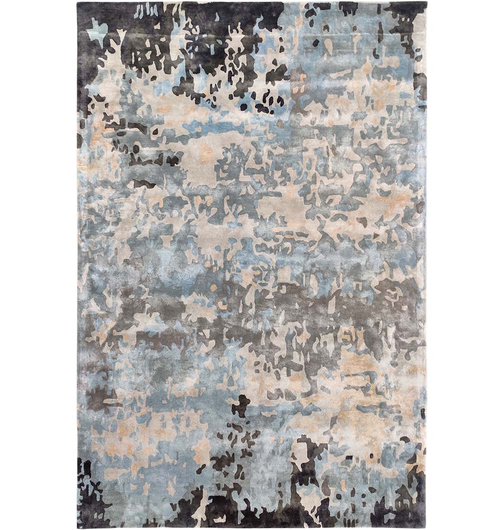 100% Bamboo Silk Hand Made Carpet Multi Color 202X292 cm CBS-01