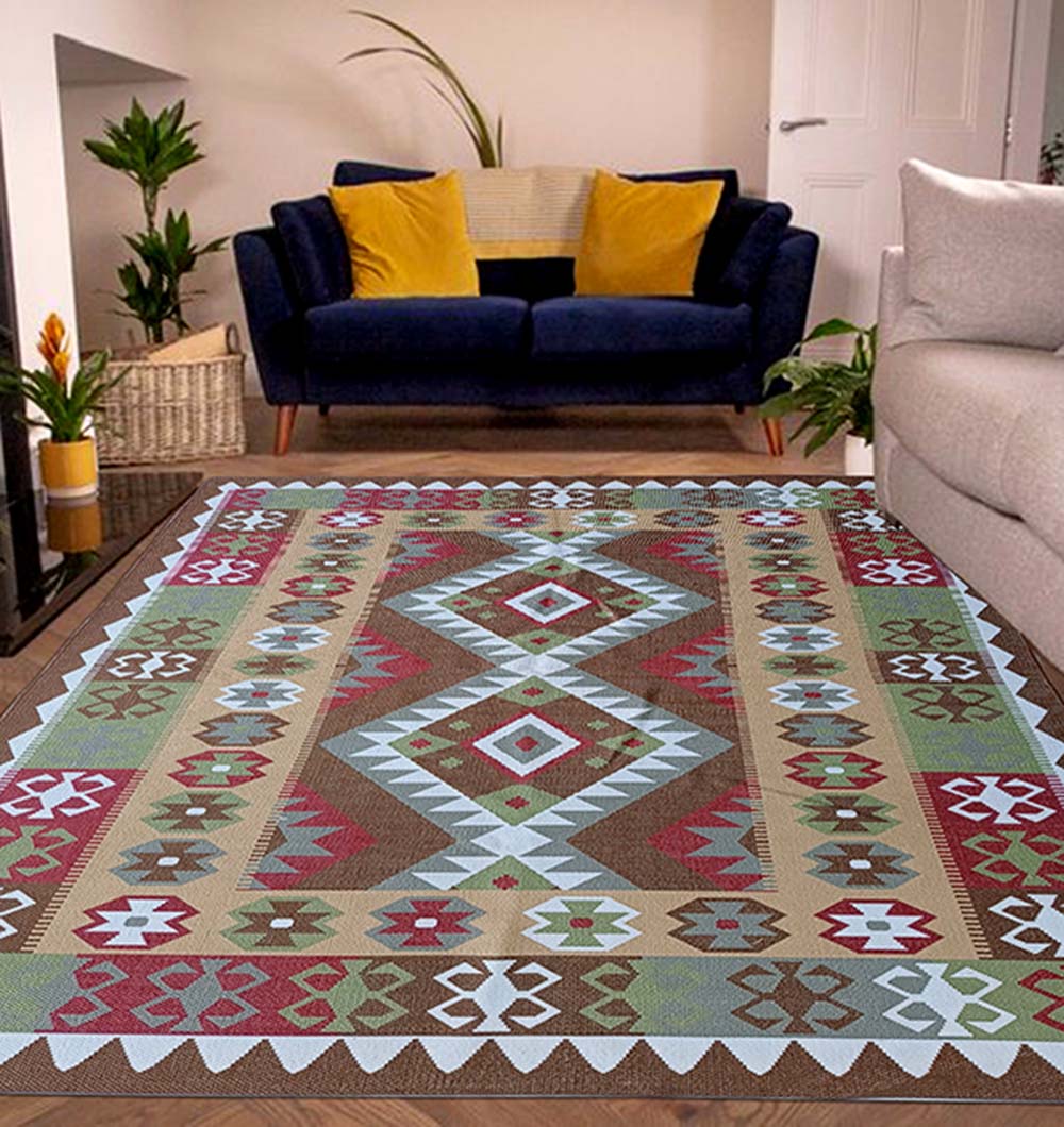 Multi Color Digital Printed Rug DD-015