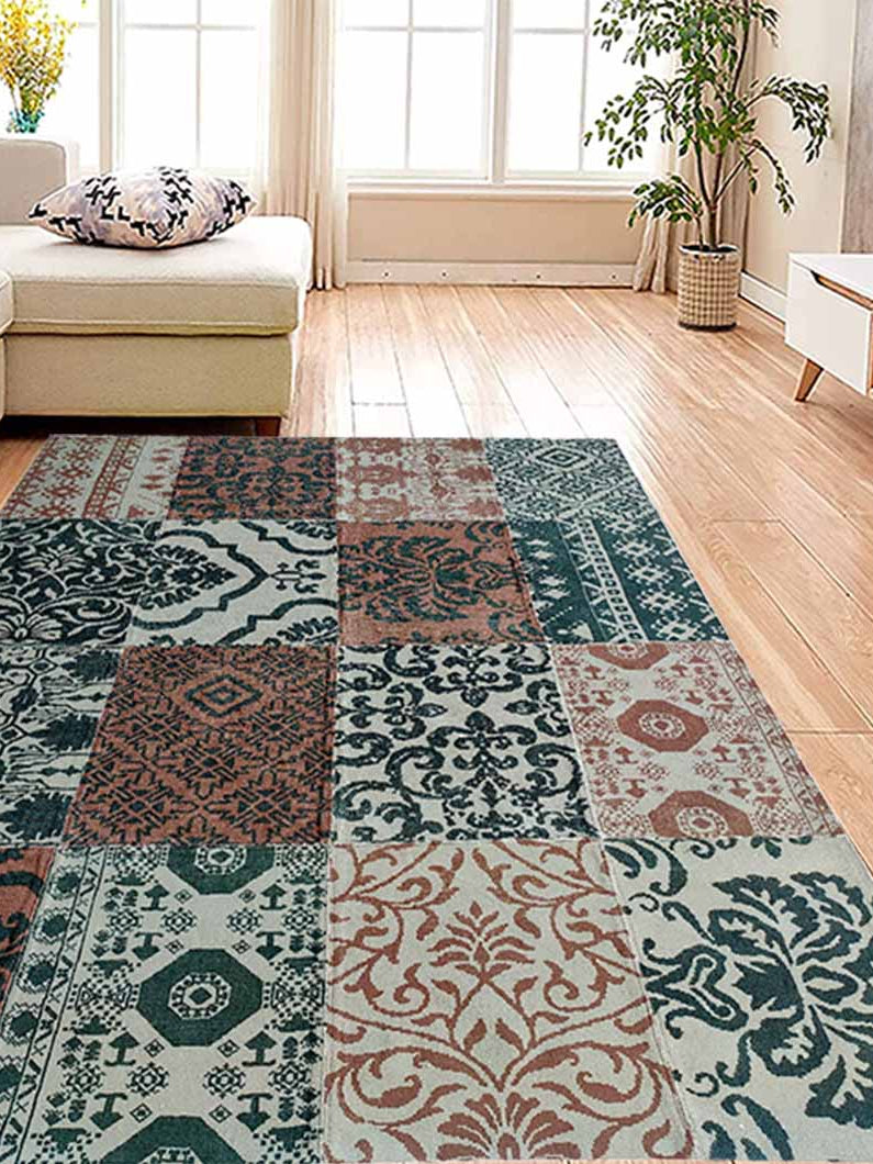 Ethnic Pattern Multi Color Printed Rug DD-023