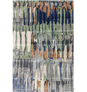 Decorative Area Carpet Tencil & Cotton Multi Color HKV-09