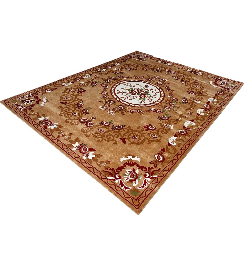 Polyester & Cotton Multi Color Floor Rug HTP-06