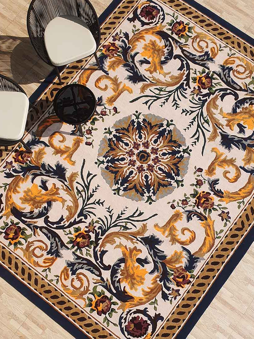 Floral Multi Colored Hand Made Carpet 300x400 cm HTP-02