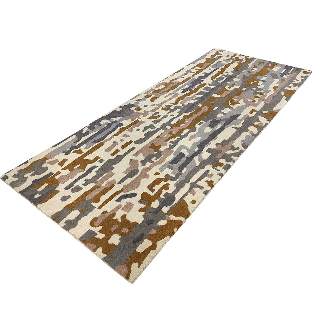 Hand Tufted Wool & Cotton Rug HTW-01