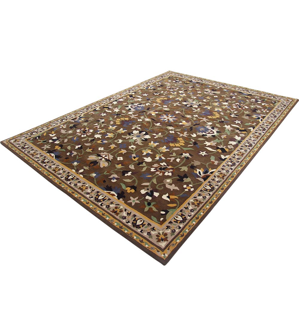 Wool & Cotton Hand Tufted Rug HTW-07