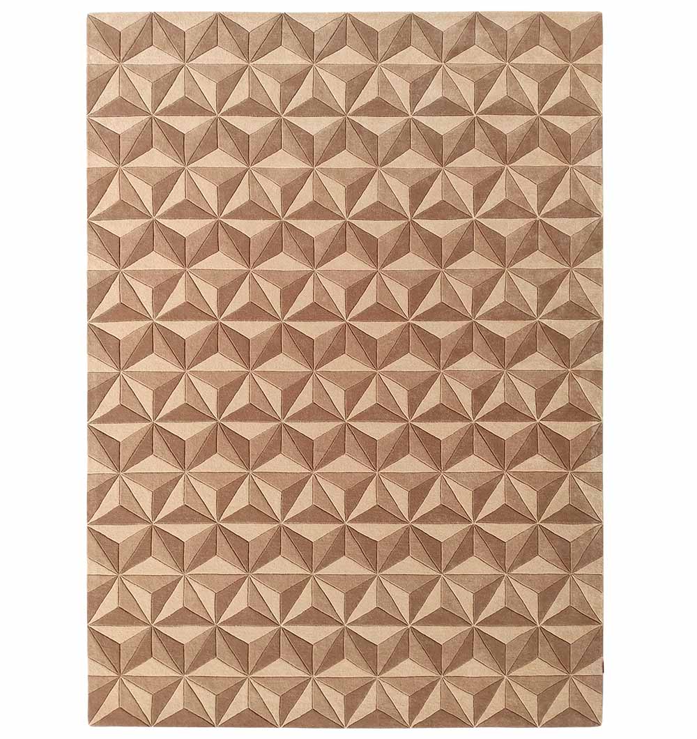 Handmade Multi-Beige Wool and Cotton Area Rug HTW-39