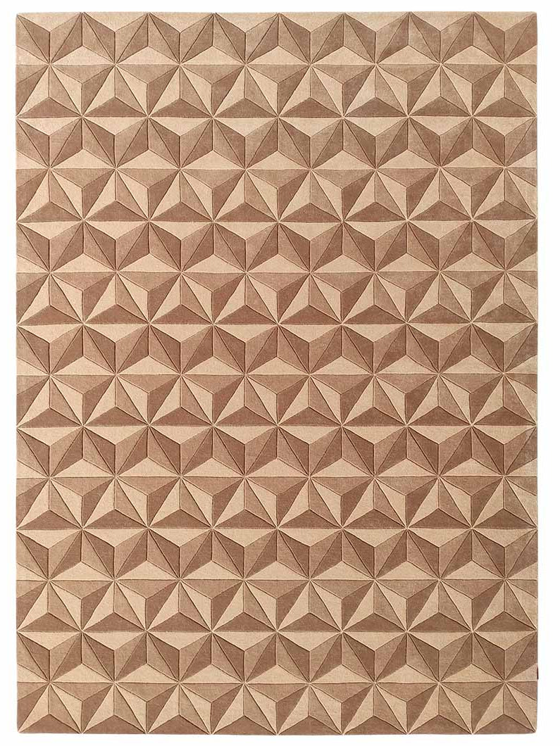 Handmade Multi-Beige Wool and Cotton Area Rug HTW-39