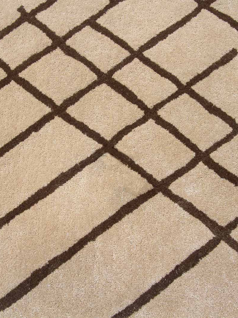 Handmade Wool & Cotton Carpet HTW-49