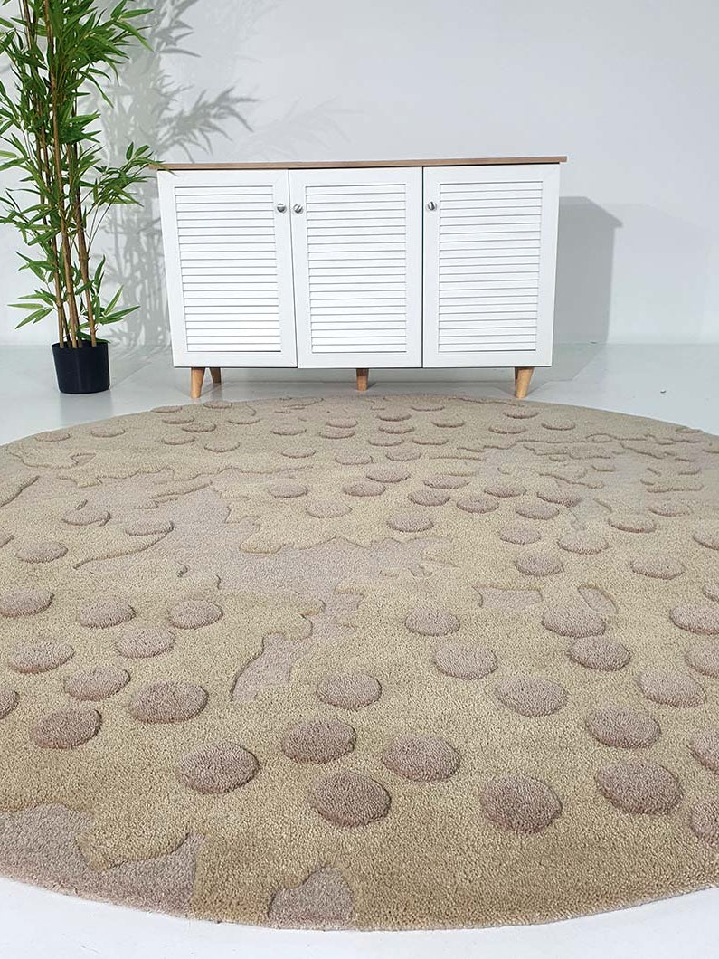 Round Hand-Tufted 200cm Area Rug For Home Decor HTW-56