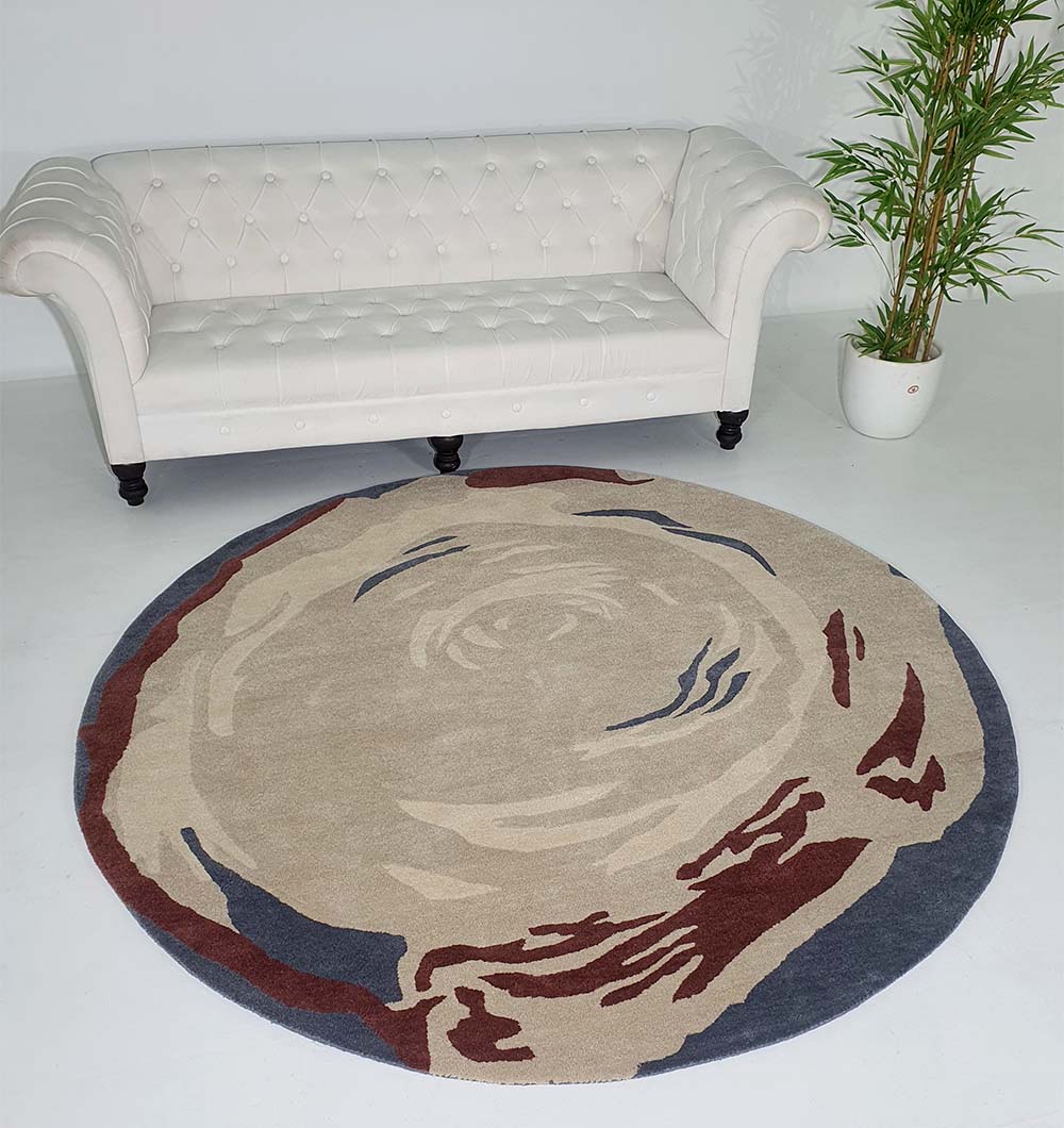 Handmade Wool & Cotton Carpet HTW-57