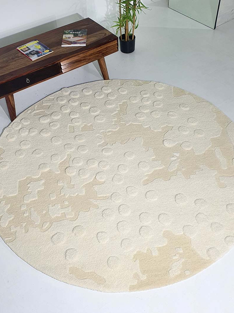 Handmade Multi Color Round Carpet  HTW-67