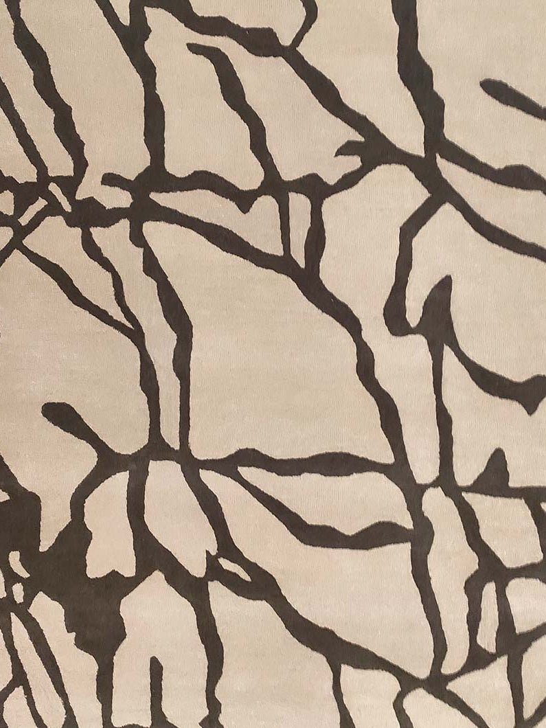 Rectangle Tencel & Wool Multi Color Rug HTWV-29