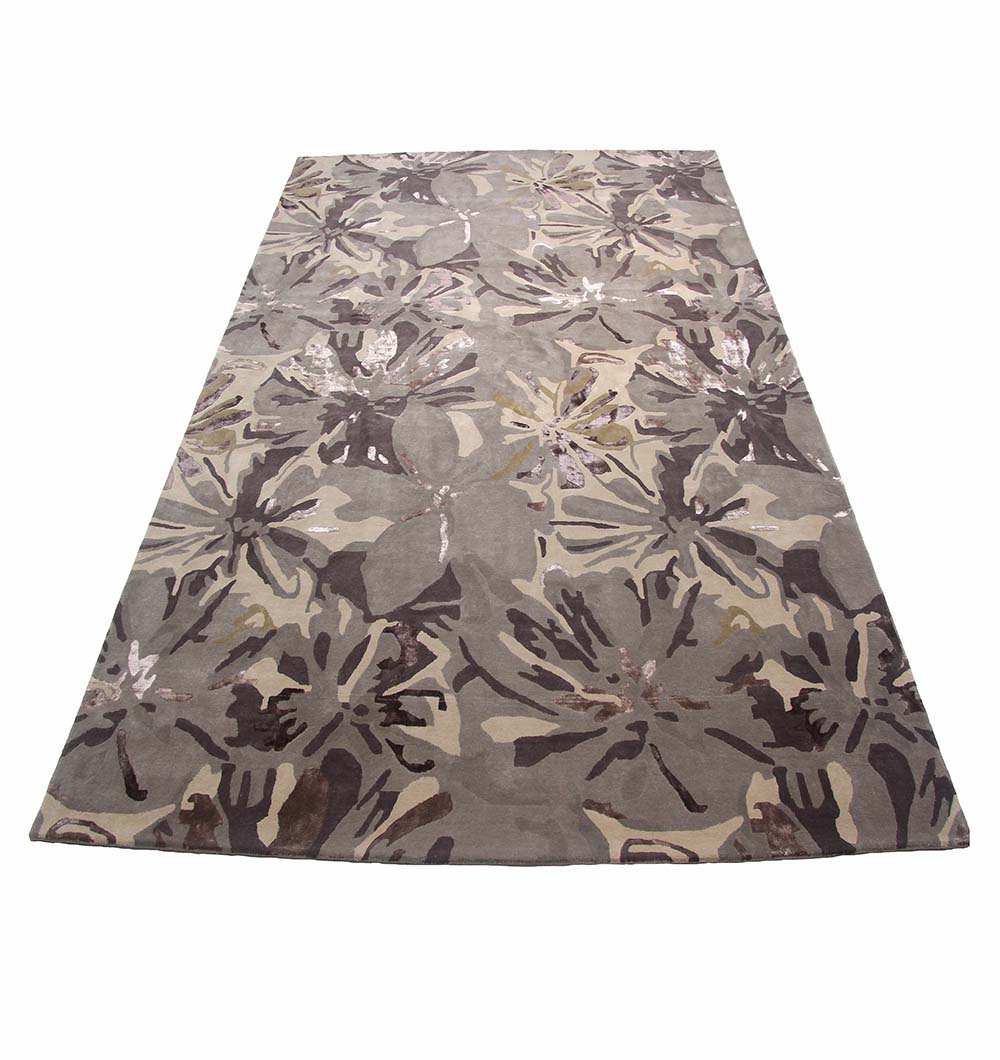 Tencel, Wool & Cotton Multi Area Rug HTWV-44