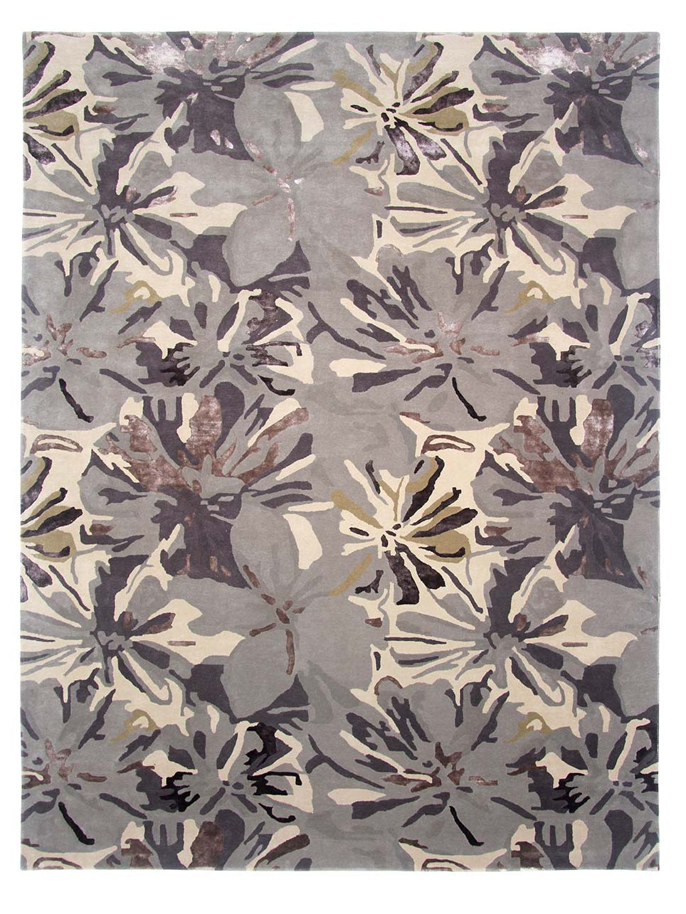 Tencel, Wool & Cotton Multi Area Rug HTWV-44