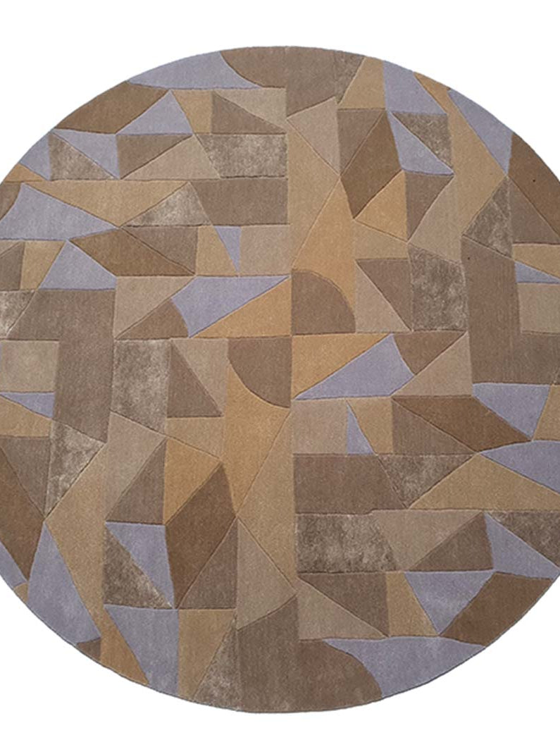 Handmade Round Carpet For Home Decor 200 CM RD HTWV-46