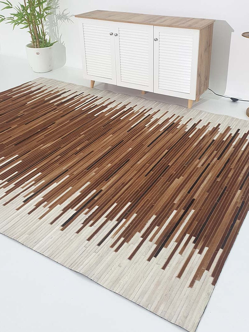 Handmade Leather Rug For Home Decore LR-014