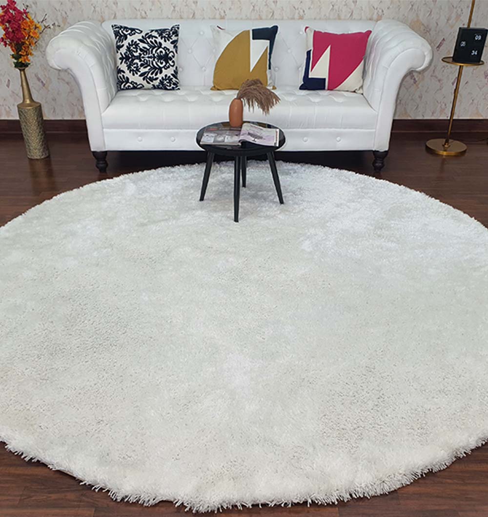 Handmade Shaggy Rugs Round And Rectangle Carpets For Home Decore MPS-01