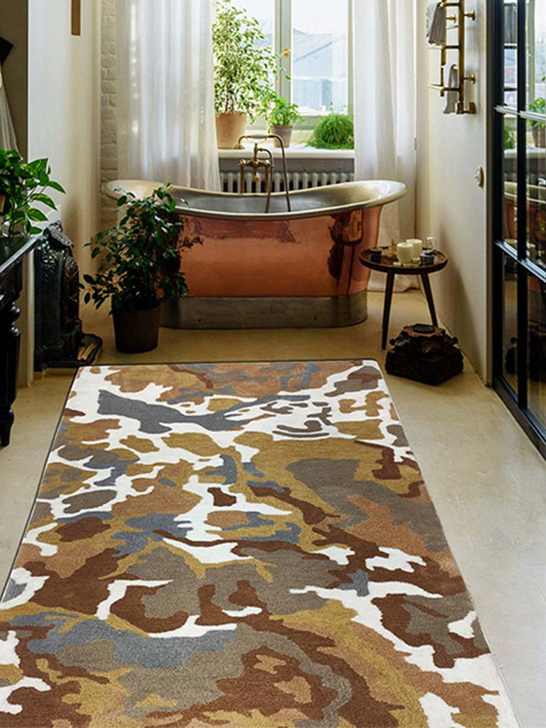 Multi Colored rectangle Hand Made Carpets 80x200 cm NOA-01