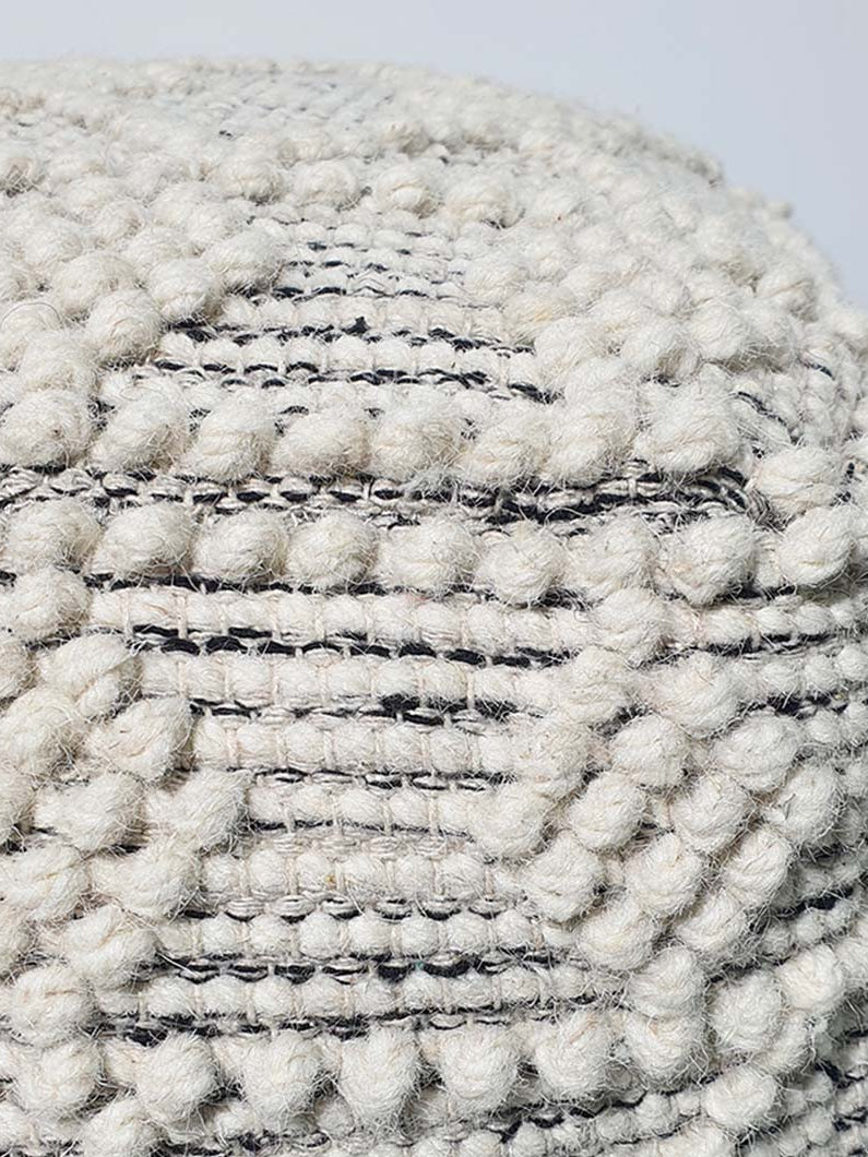 Handmade Wool Pouf PF-138