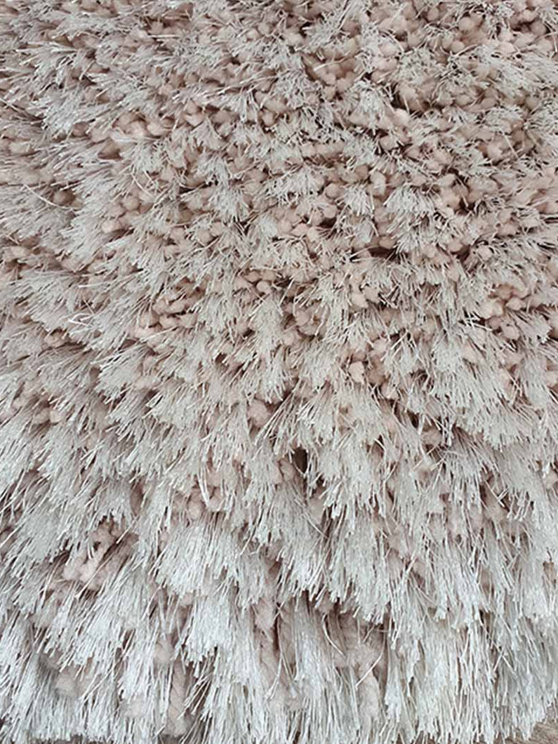 Beige Shaggy Rugs For Livingroom Bedroom Decor SG-02