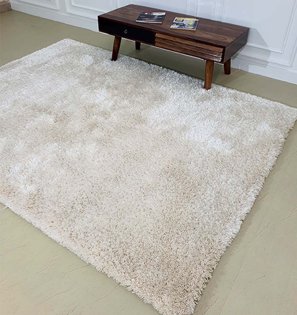 White Shaggy Rugs For Livingroom Bedroom Decor SG-03